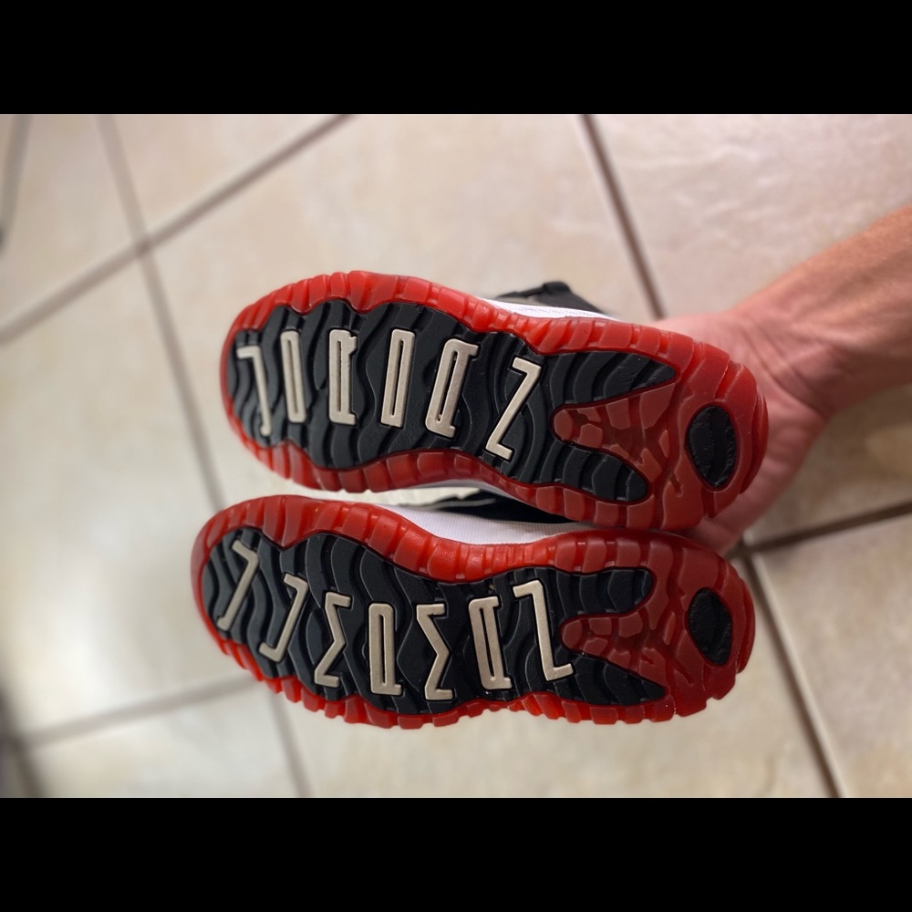Kids Jordan 11 Retro Low BP Bred 12c toddler - Picture 6 of 8